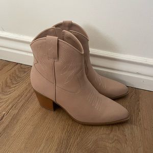 Pink Cowgirl Booties